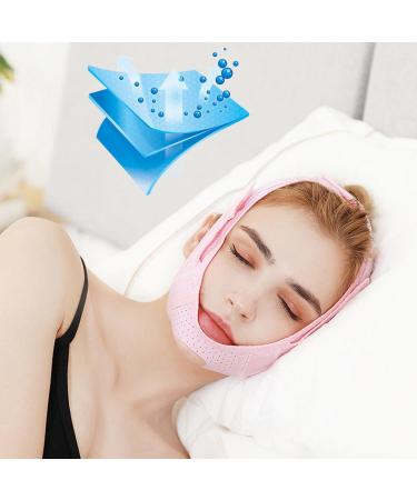 Asphodelia 2PCS Double Chin Reducer Chin up Mask Face Lifting Belt Reathable Comfortable V Line Lifting Mask Innovative Lifting Technology Tightening Skin Preventing Sagging - Buy Online on GoSupps.com