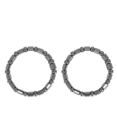 Pack of 2 magnetic bracelets release ions and balance blood sugar. Health bracelets suitable for the elderly