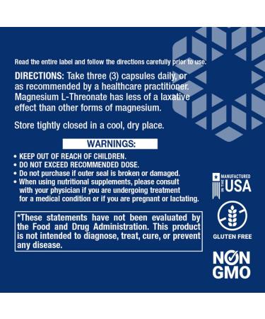 Life Extension Neuro-Mag Magnesium L-Threonate â€“ 90 Veg Capsules for Memory & Cognitive Boost â€“ Non-GMO & Gluten-Free - Buy Online on GoSupps.com