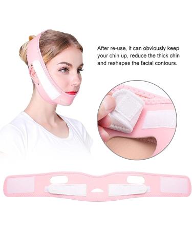 ANKROYU Face Lift Tape Double Chin Reducer Reusable V Line Face Lift Mask Face Double Chin Lifting Belt V Shape Face Lift Belt for Double Chin and Sagging Facial Skin - Buy Online on GoSupps.com