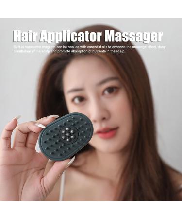 Electric Scalp Applicator Massager - 4 Gear Adjustable Vibration USB Rechargeable Hair Oil Comb for Healthier Hair - Buy Online on GoSupps.com