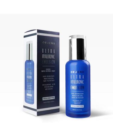 ORJENA Ultra Hyaluronic Emulsion Moisturizing Lotion - Skin Hydration Moisturizing Skin Nutrition Hyaluronic Acid Pantheonol Adenosine - for All Skin Types 100ml Net Wt - Buy Online on GoSupps.com