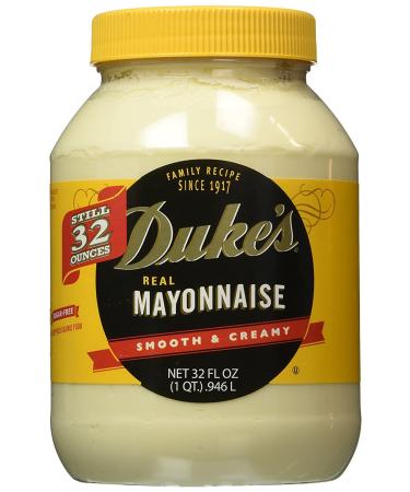 Dukes Mayonnaise 32 oz. - Pack of 4 | Creamy and Delicious Condiment - Buy Online on GoSupps.com