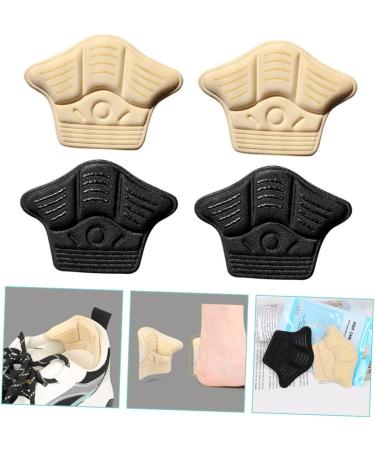 FOMIYES Anti-Drop Heel Pads - 4 Pairs Comfort Insoles & Non-Slip Grip for Trainers | Forefoot Sponge Silicone Shoe Stickers | International Shipping - Buy Online on GoSupps.com