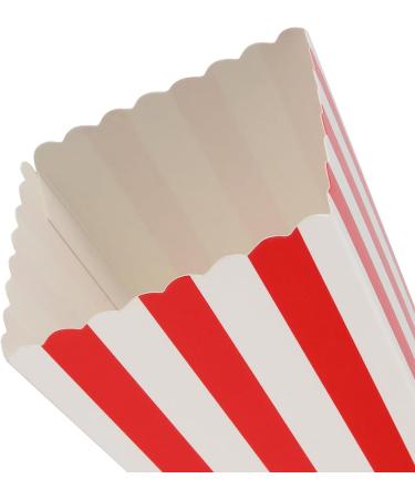 ZOENHOU Pack of 120 Popcorn Bags Red/White Striped Popcorn Bags Small Popcorn Boxes Mini Snack Boxes Cardboard Candy Container Set for Sweets Popcorn Party Cinema Easter Birthday Party - Buy Online on GoSupps.com