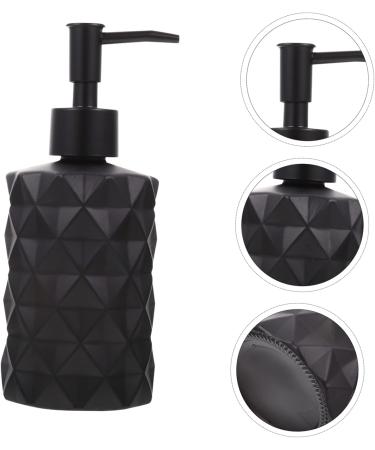 Premium Healvian Glass Hand Disinfection Bottle - Refillable Pump Dispenser for Soap & Liquid - European Style Travel Container - Buy Online on GoSupps.com