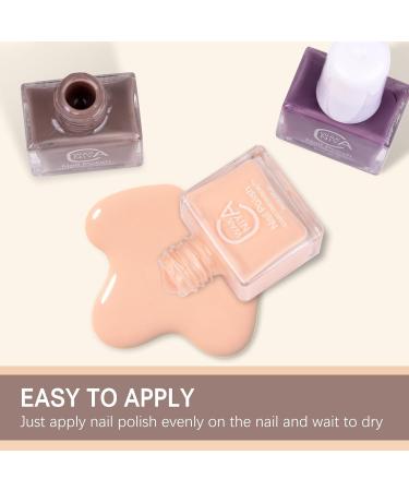Buy Wakaniya Nail Polish Set - 8 Colors Mini Quick Dry Kit for Beginners | Perfect Gift for Women - Buy Online on GoSupps.com