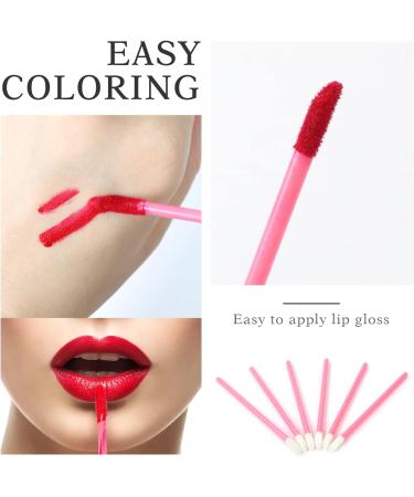 Sularpek 200 PCS Disposable Lip Gloss & Make Up Brush Set | Lipstick Concealer Applicator Tool for Lips, Eyes & Makeup Application - Buy Online on GoSupps.com