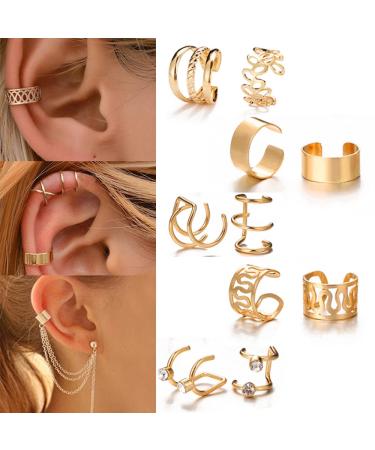 48Pcs Gold Silver Hair Braids Dreadlock Beads Cuffs Clips for Women Men - Non-Piercing Ear Beard Hair Accessories - Buy Online on GoSupps.com