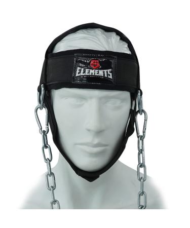 5 Elements Sports Neck Harness Neck Exerciser Builder Support for Strength & Resistance Training Weight Lifting Head Harness for Stronger Neck & Traps With Adjustable Neck Strap & Steel Chain - Buy Online on GoSupps.com