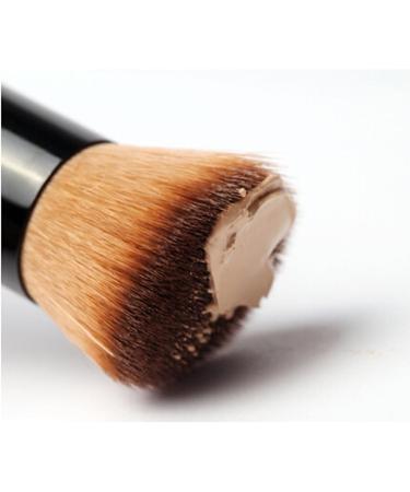 LyDia Flat Angled Wooden Handle Blusher/Face Powder/Liquid Foundation/Face Contour Makeup Brush - Buy Online on GoSupps.com