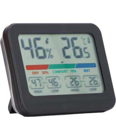Dewin Digital Hygrometer Thermometer | LCD Temperature & Humidity Monitor | Magnetic Suction Back - Accurate Measurements for Home & Office - Buy Online on GoSupps.com