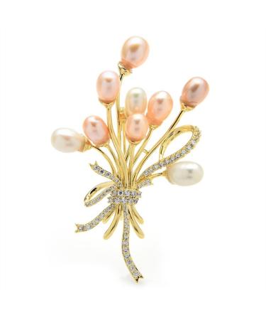 Pin Jewelry Gifts for Women Ladies Elegant Natural Bouquet Flower Brooch Wedding Party Brooch Brooch Ladies Fashion Accessories Brooches & Pins