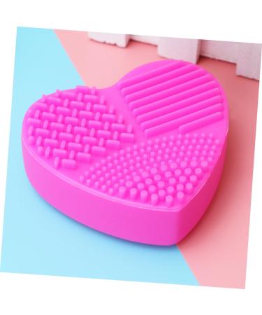 Didiseaon Silicone Makeup Applicator Brush Cleaning Pad Love 8X8.5cm Rosy - Buy Online on GoSupps.com