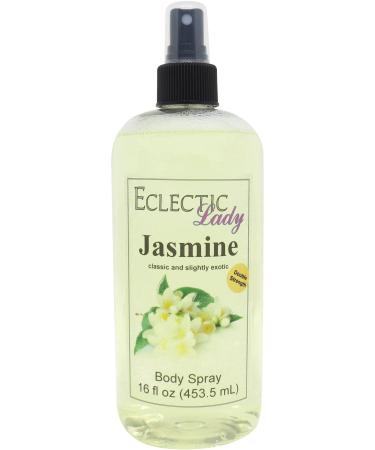 Jasmine Body Spray (Double Strength) 16 ounces Body Mist for Women with Clean Light & Gentle Fragrance Long Lasting Perfume with Comforting Scent for Men & Women Cologne with Soft Subtle Aroma Double Strength 16 Fl Oz (Pack of 1)