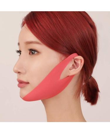 CELDERMA Daily Wear Fit Mask Chiffon Pink 5pcs - V Line Lifting Hydrogel Collagen Chin Mask | K-beauty Face Shaping Jaw Slimmer Strap - Buy Online on GoSupps.com