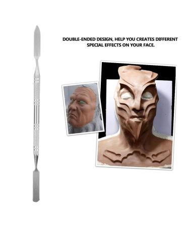 Universal Stainless Steel Skin Wax Knife - Double-Sided Applicator for Special Effects Makeup & Sculpting - Buy Online on GoSupps.com