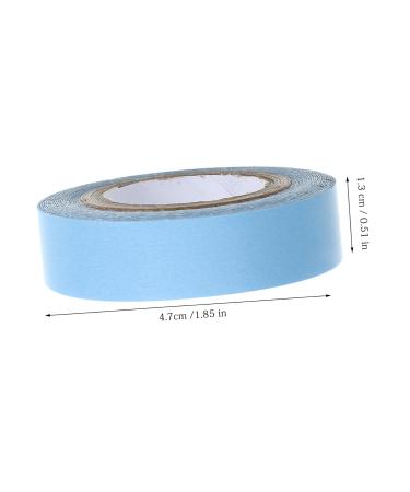 1 Roll Wig Film Hair Glue for Lace Wigs Wig Lace Glue Wig Adhesive Toupee Adhesive Tape Lace Wig Glue Wig Tape Hair Tape Lace Front Glue Scalp Tape for Wigs Lace Tape Tissue Didiseaon 4.70X4.70X1.30CM Blue - Buy Online on GoSupps.com