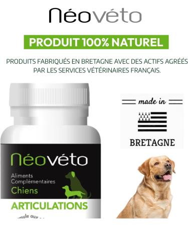 N OV TO - Dog Joints - 30 natural tablets - Dog Arthritis - Anti-inflammatory - Active ingredients approved by Veterinary Services - Made in France - Buy Online on GoSupps.com