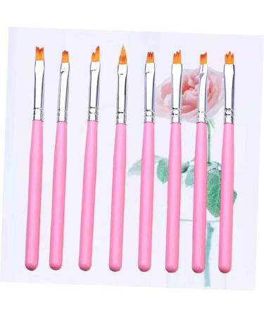 DOITOOL 2 Sets Nail Art Tool Detail Drawing Brush Builder Gel for Nails Uv Gel Nail Brush Nail Gel Nail Painting Brush Nail Art Supplies Salon 3d Nails Tool Pink Manicure Flower Pen - Buy Online on GoSupps.com