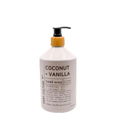 Generic Soap Culture 41 - COCONUT & VANILLA Hand Soap ESSENTIAL OIL & COCONUT OIL 21.5 fl oz. - Buy Online on GoSupps.com