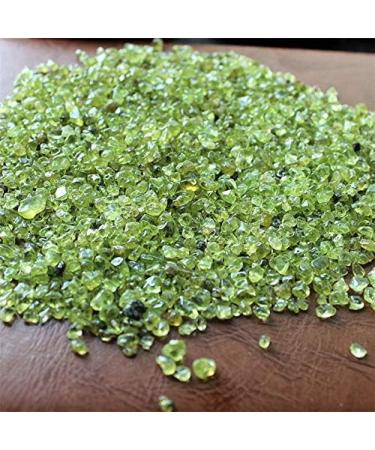 100g Natural Peridot Quartz Crystal Loose Stone Polishing Green Macadam for Decoration Chakra Reiki Balancing - Buy Online on GoSupps.com