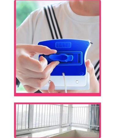 Adjustable Magnetic Double-Sided Glass Wiper Double-Layer Household Glass Cleaning Tool - Buy Online on GoSupps.com