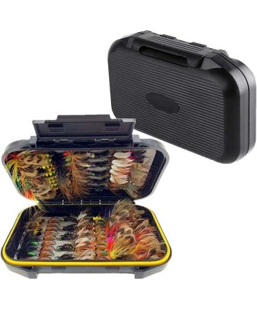 114pc Handmade Fly Fishing Flies Kit - Dry/Wet Flies, Streamers, Trout Bass Assorted Flies in Fly Box - 11 Styles - Buy Online on GoSupps.com