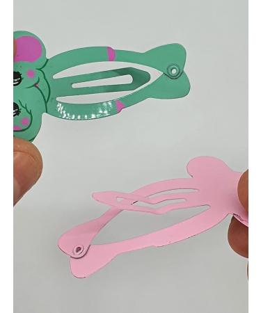 Adorable Elephant Hair Clips for Girls - Kids Snap Metal Hair Accessories - Buy Online on GoSupps.com