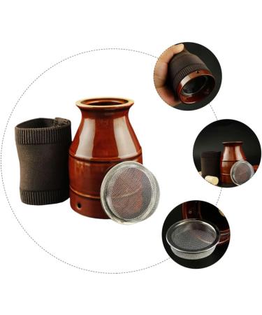 TOVINANNA 2 STK Cupping & Moxibustion Glass Shrinkers - Multi-Purpose Moxa Burner Pot & Massage Tools for Home Therapy - Buy Online on GoSupps.com