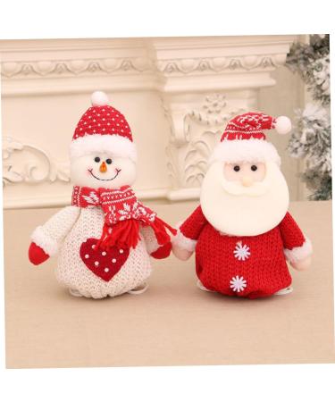 ABOOFAN 5pcs Christmas Bag Candy Bags Snowman Candy Pouch Burlap Bags Bags Apple Bag Elder Redx5pcs 24X19X1CMx5pcs - Buy Online on GoSupps.com