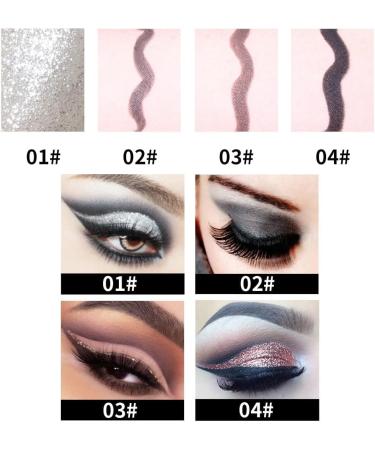 Exhibitionk Eyeliner - Exhibition Eye Liner Ayky Black Eyeliner Ayky Long Wear Gel Eyeliner Ayky Natural Black Eyeliner Cream Black Dark Brown Gel Eyeliner Pencil Eye Black Face Paint Sticks (#02) - Buy Online on GoSupps.com