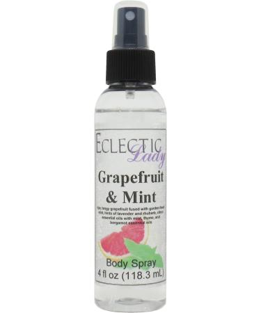 Grapefruit and Mint Body Spray (Double Strength) 8 ounces Body Mist for Women with Clean Light & Gentle Fragrance Long Lasting Perfume with Comforting Scent for Men & Women Cologne with Soft 8 Fluid Ounces (Double Strength)