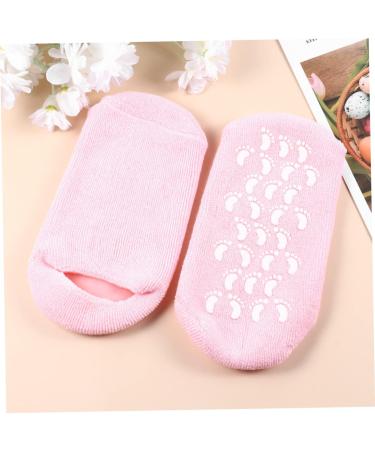 minkissy 4 Pairs Moisturizing Gloves Mitten hand moisturizing gloves cotton hand gloves moisturizing mittens kids overnight Spa Glove fingerless gloves gel gloves short boots dry hands Miss - Buy Online on GoSupps.com