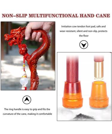 Walking Cane Walking Cane for Women Panlong Design Old Man Hand Cane Hand-Carved Wooden Walking Cane Non-Slip Ergonomic Walking Stick Birthday Gift(A Use Height 150-155cm) Use height 150-155cm A - Buy Online on GoSupps.com