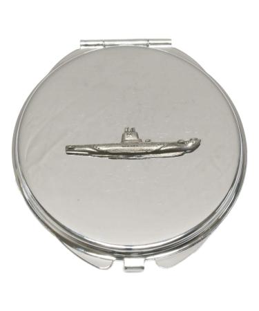 Submarine Compact Mirror Handbag Gift With Free Engraving 355