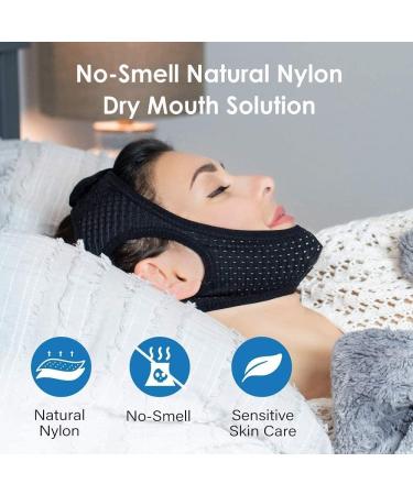 Vosaro Anti Snoring Chin Strap - Soft, Adjustable, and Breathable Jaw Strap for Men and Women - Keep Jaw Closed While Sleeping - Chin Straps for Snoring - Buy Online on GoSupps.com