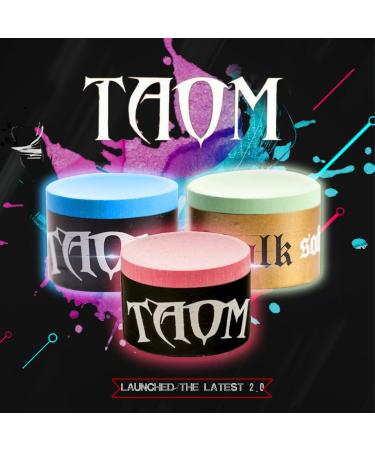 TAOM Round Blue Green Billiard Chalk - Pool Snooker Accessories (1 Piece) - Buy Online on GoSupps.com