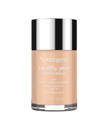 Neutrogena Healthy Skin Liquid Makeup Foundation  Broad Spectrum SPF 20 Sunscreen  Lightweight & Flawless Coverage Foundation with Antioxidant Vitamin E & Feverfew  105 Caramel  1 fl. oz 105 Caramel 1 Fl Oz (Pack of 1) - Buy Online on GoSupps.com
