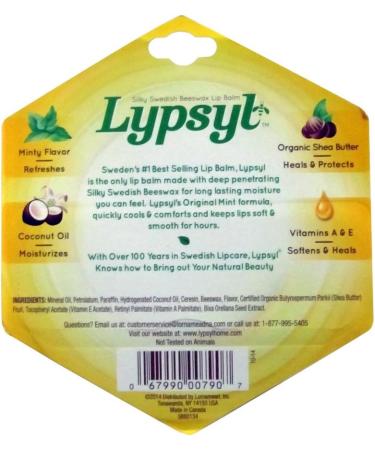 Lypsyl Intense Protection Original Mint Lip Balm 0.10 Oz - Hydrating Soothing Ideal for Dry Lips - International Shipping Available - Buy Online on GoSupps.com