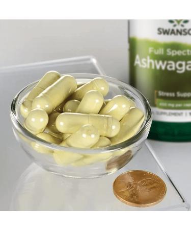 Swanson Ashwagandha 450 mg - 100 Capsules | Natural Stress Relief & Energy Boost - Buy Online on GoSupps.com