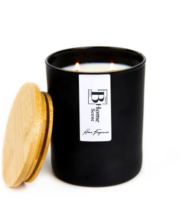 Luxury Handmade Lemongrass & Lime Peel Scented Candle - 50+ Hour Burn Time 100% Natural Coconut / Soy Wax - Ideal Housewarming Gift for Women & Men 215g (Lemongrass and Lime Peel)