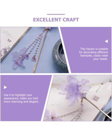Abaodam Womens Hair Accessories Flower Hair Sticks Japanese Chinese Hair Chopsticks Crystal Flower Buns Hair Vintage Retro Ancient Hair Hair Fork Hair Styling Tool v Flower Hair Accessories - Buy Online on GoSupps.com