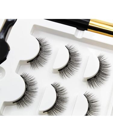 Magnetic Eyelashes Magnetic Eyeliner Kit 3D Magnetic Lashes with Natural Look Magnetic Eyelashes - Buy Online on GoSupps.com