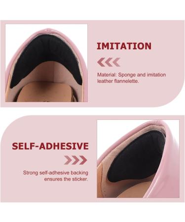 4 Pairs Heel Stickers & Cushions - Comfort Inserts for Women s High Heels & Sneakers - Wear-Resistant Anti-Leather Fleece - Replaceable Heel Liners in Black - Buy Online on GoSupps.com