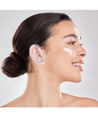 Abnaok 300 Pack Disposable Ear Covers - Waterproof Plastic Shower Caps for Hair Dye, Hair Dryer, Bathing - Ear Protectors - Buy Online on GoSupps.com