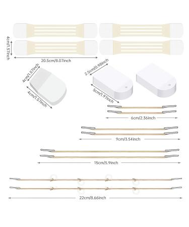 Face Neck Lift Tapes - 12 Elastic Bands & 60 Face Tapes for Wrinkle-Free, Firm Skin - Buy Online on GoSupps.com