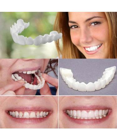 Zmoope Instant Veneers - 10 Pair Temporary Smile Cosmetics | Comfort Fit Dentures & Teeth Stickers for Perfect Smile - Buy Online on GoSupps.com