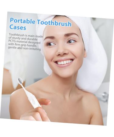 HomsfoU Portable Toothbrush Set - Travel-Friendly Toothbrushes for Easy Cleaning | International Shipping Available - Buy Online on GoSupps.com