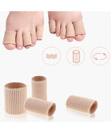 Yimanduo 5pcs Gel Toe Sleeves - Corn Protectors for Corns, Blisters, Calluses - Toe Cushion Tubes for Pain Relief (Small Size) - Buy Online on GoSupps.com
